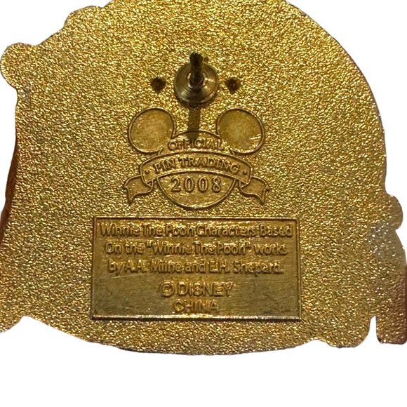 Disney Piglet Winnie The Pooh Pin Trading Pin Authentic Official Trading 2008 - Picture 4 of 4